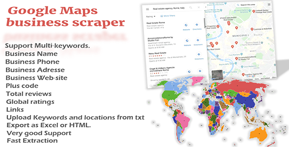 Google Map Business Extractor