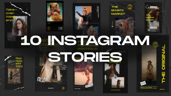 10 Instagram Stories & Reels Openers template preview