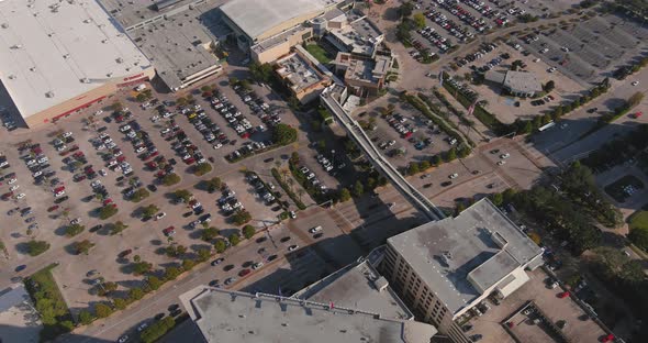 Aerial of the Memorial City Mall area in Houston, Texas. This video was filmed in 4k for best image alt