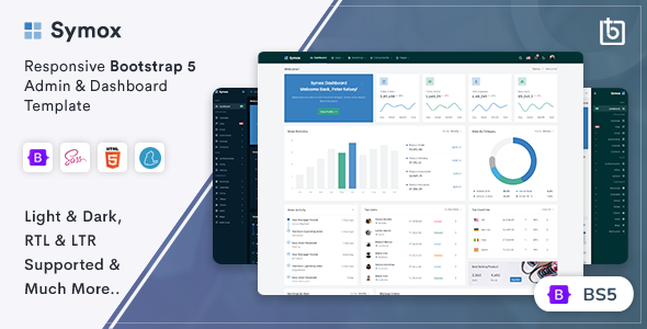 Symox - Admin & Dashboard Template