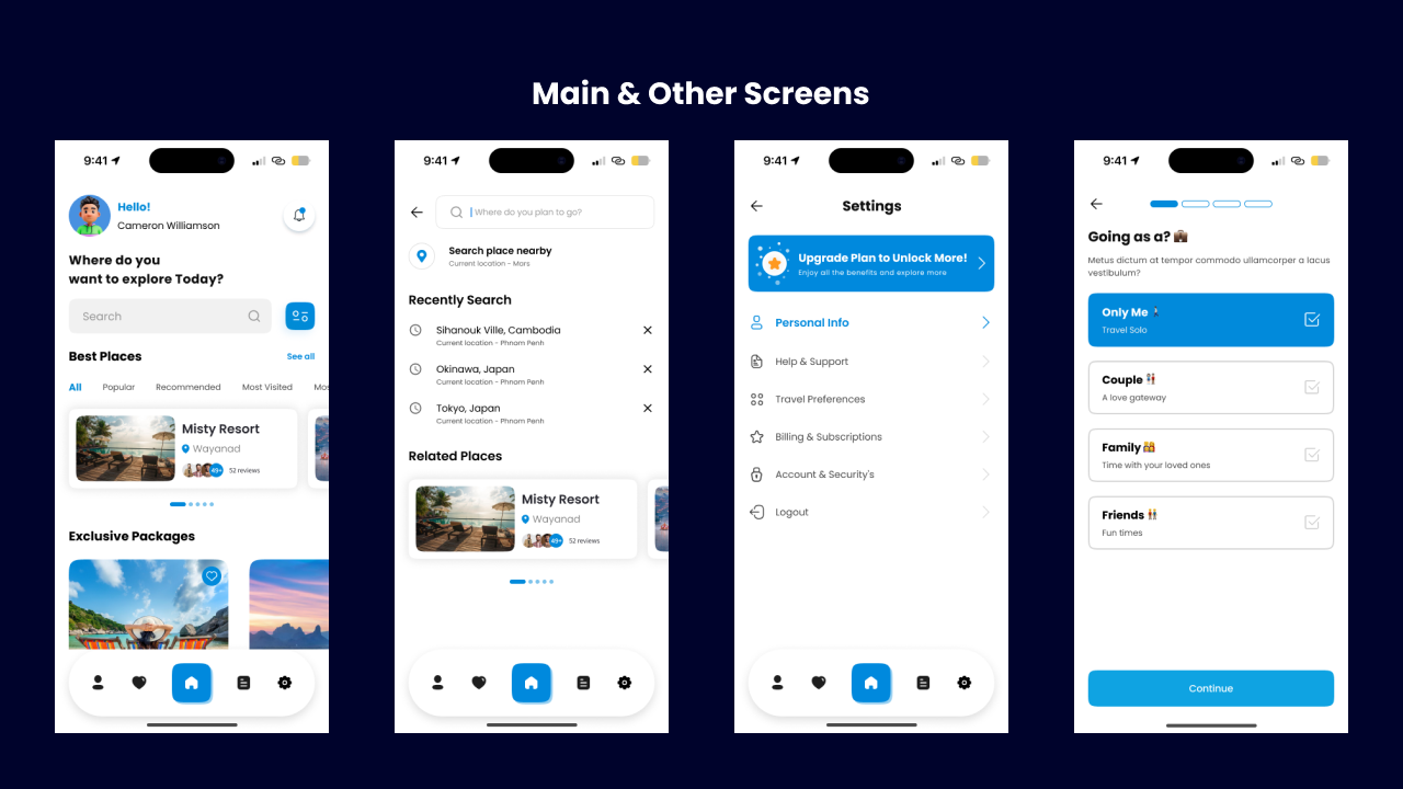 AeroCloud | Travel | Booking | Mobile App React Native Template by ...