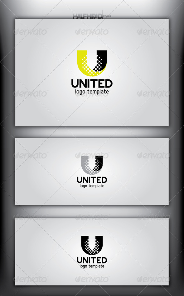 UNITED Logo Template - Letters Logo Templates