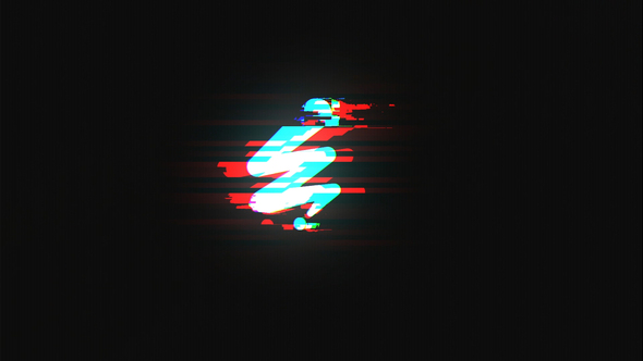 Glitch Logo Logo Stings template preview