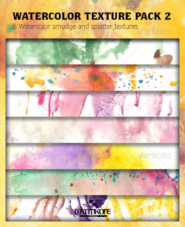 Watercolor Texture Pack 2 - Abstract Textures