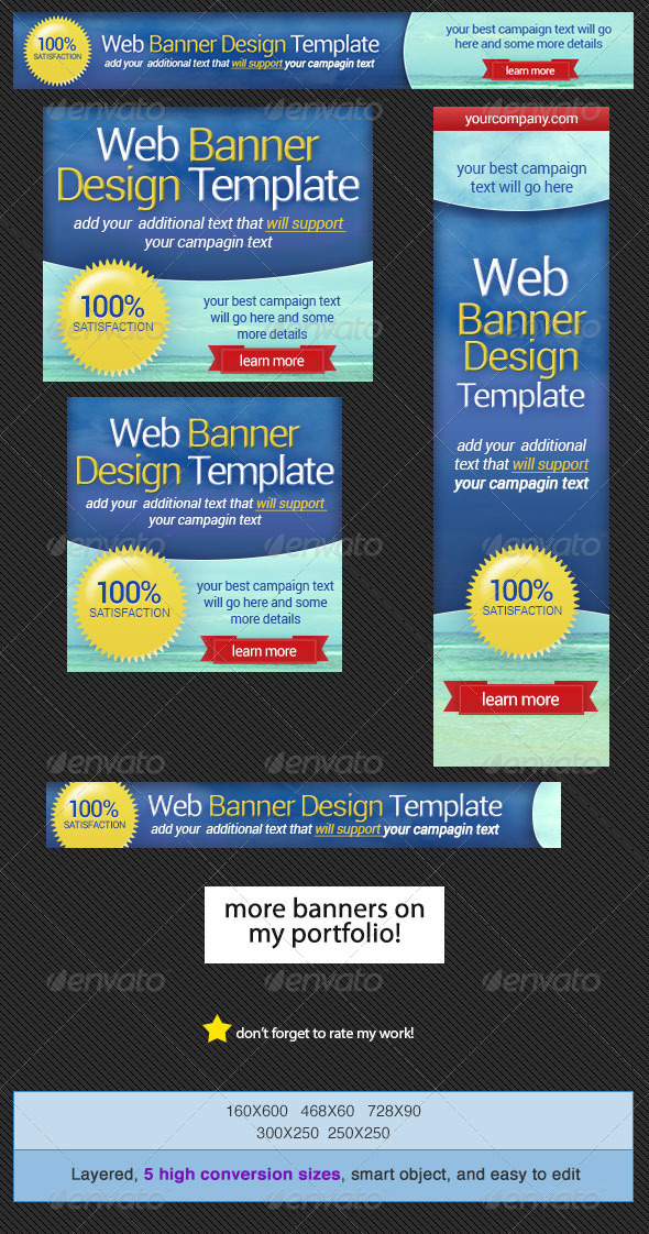 template banner design