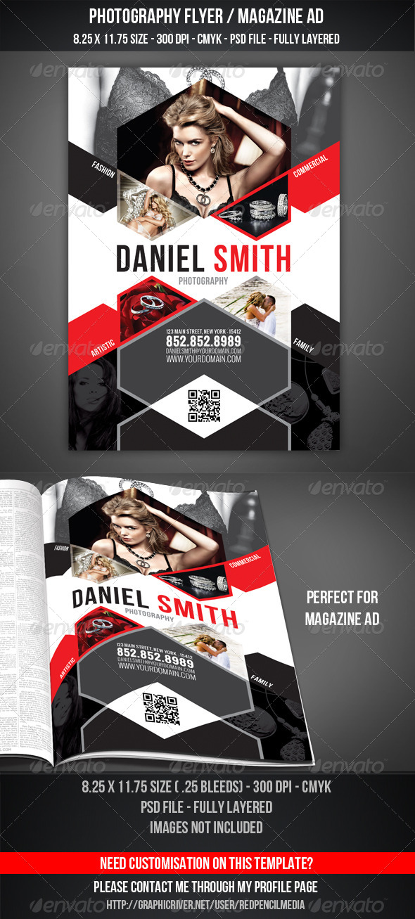 Photography Flyer / Magazine AD - Clubs & Parties Events