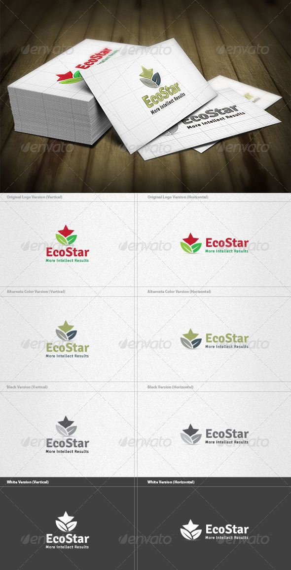 Eco Star Logo - Symbols Logo Templates