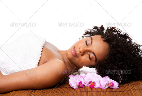 Beauty relaxation at spa - Stock Photo - Images