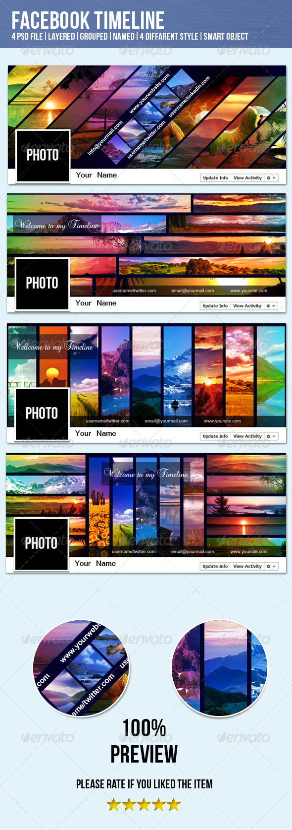 Colorful Facebook Timeline - Facebook Timeline Covers Social Media