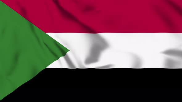 4K Sudan Flag - Loopable alt