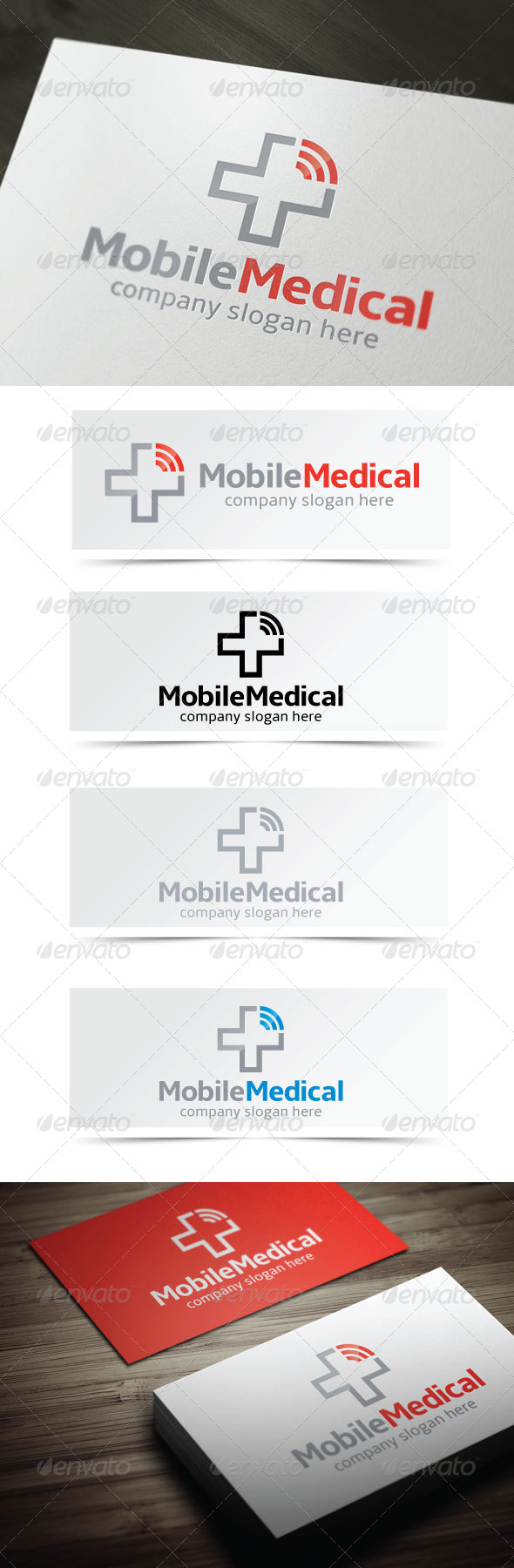 Mobile Medical - Symbols Logo Templates