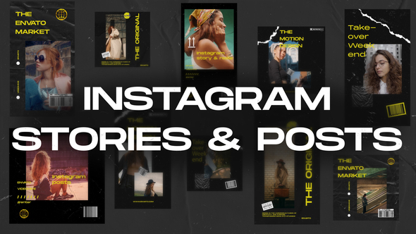 10in1 Instagram Stories & Posts Openers template preview