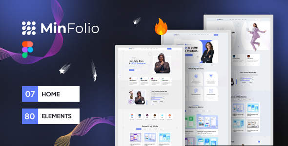 MinFolio - Personal Portfolio Figma Template