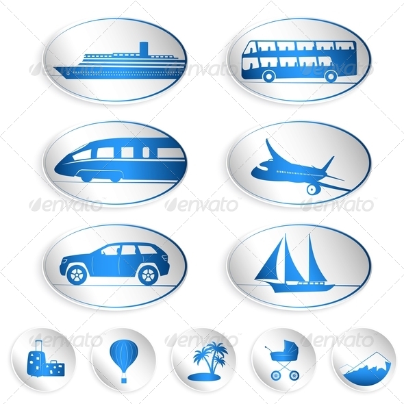 Travel Labels, Logos and Stickers - Travel Conceptual