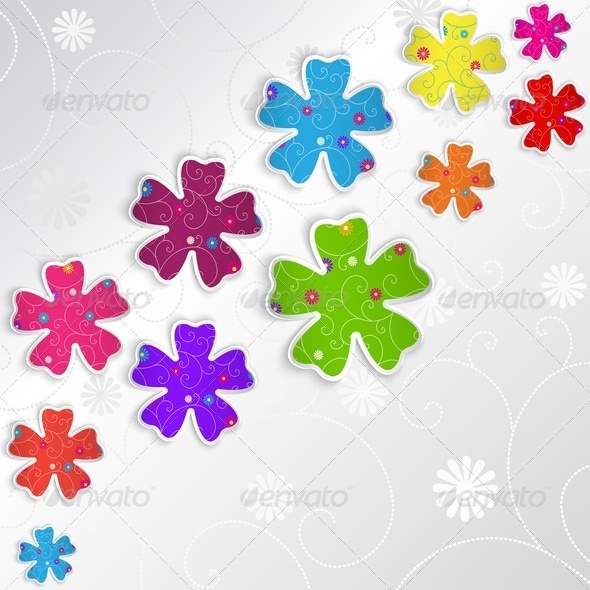 Abstract Floral Background - Backgrounds Decorative