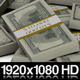 Stacks of $100 Bills Falling into a Pile - VideoHive Item for Sale
