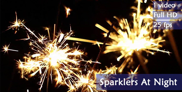 Sparklers At Night alt