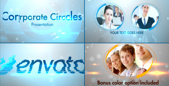 Stylish Corporate Circles - VideoHive 4387192