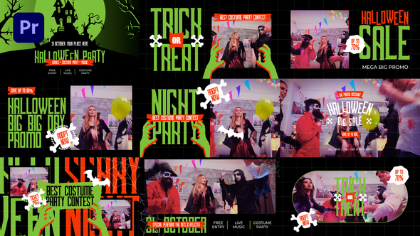 Halloween Promo Premiere Pro Premiere Pro template preview