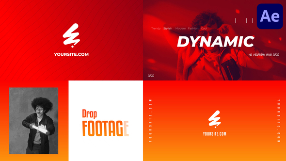 Fast Modern Opener for After Effects Openers template preview