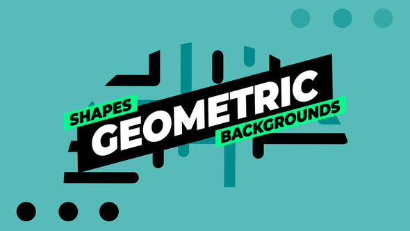 Shapes Geometric Backgrounds Elements template preview