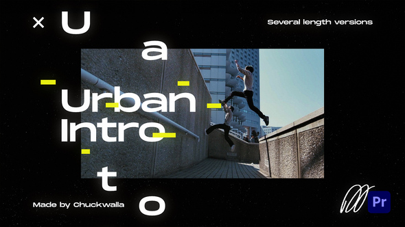 Urban Intro Premiere Pro template preview