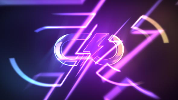 Glow Logo Reveal Logo Stings template preview