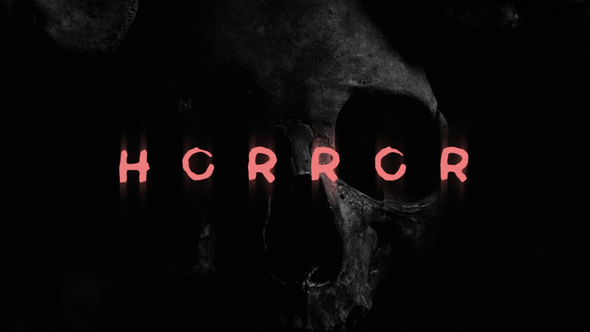 Horror Title Titles template preview