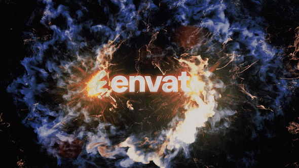 Vortex Fire Logo Reveal Openers template preview