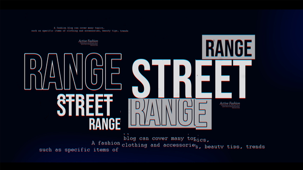 Dynamic Fashion Vlog broadcast-packages template preview