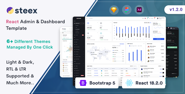 Steex - React Admin & Dashboard Template