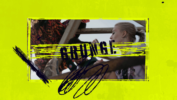 Grunge Fast Promo Openers template preview