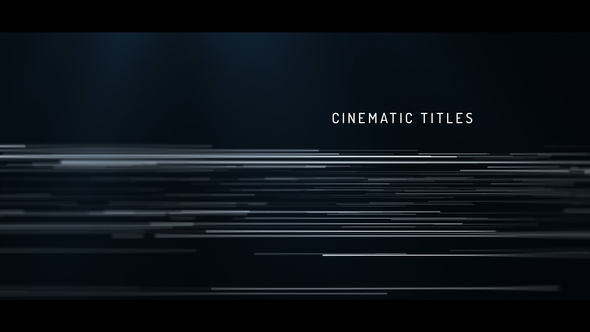 Cinematic Titles Titles template preview