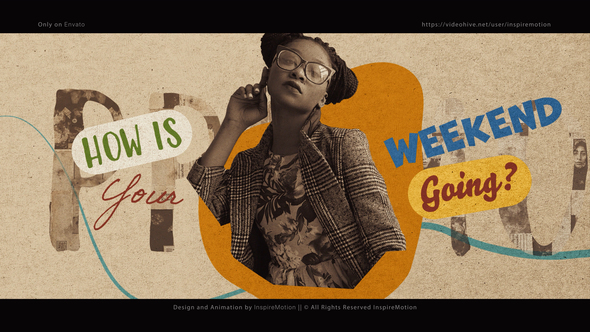 Collage Art Intro Openers template preview