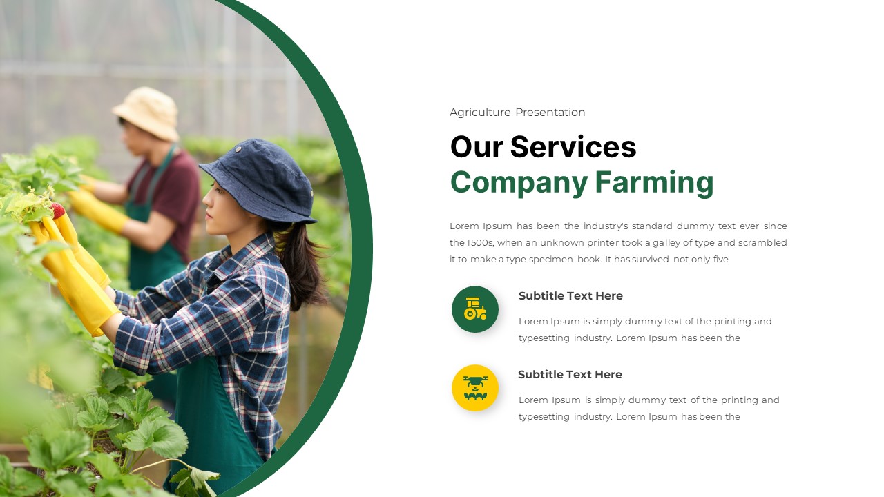 Farming - Agriculture PowerPoint Template, Presentation Templates ...