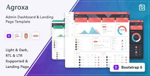 Agroxa - Material Design Admin & Dashboard Template