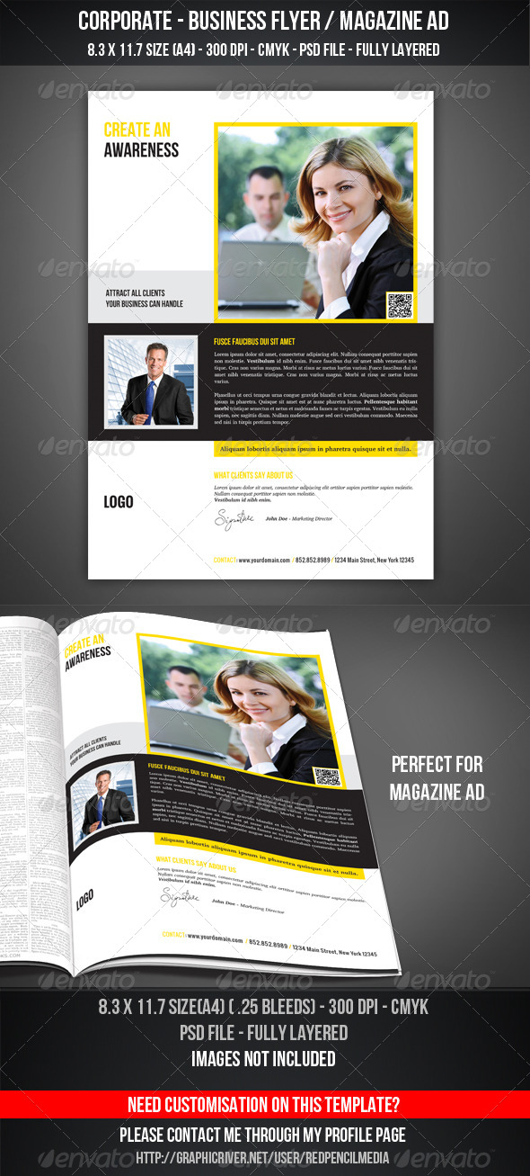 Corporate - Business Flyer / Magazine AD - Corporate Flyers