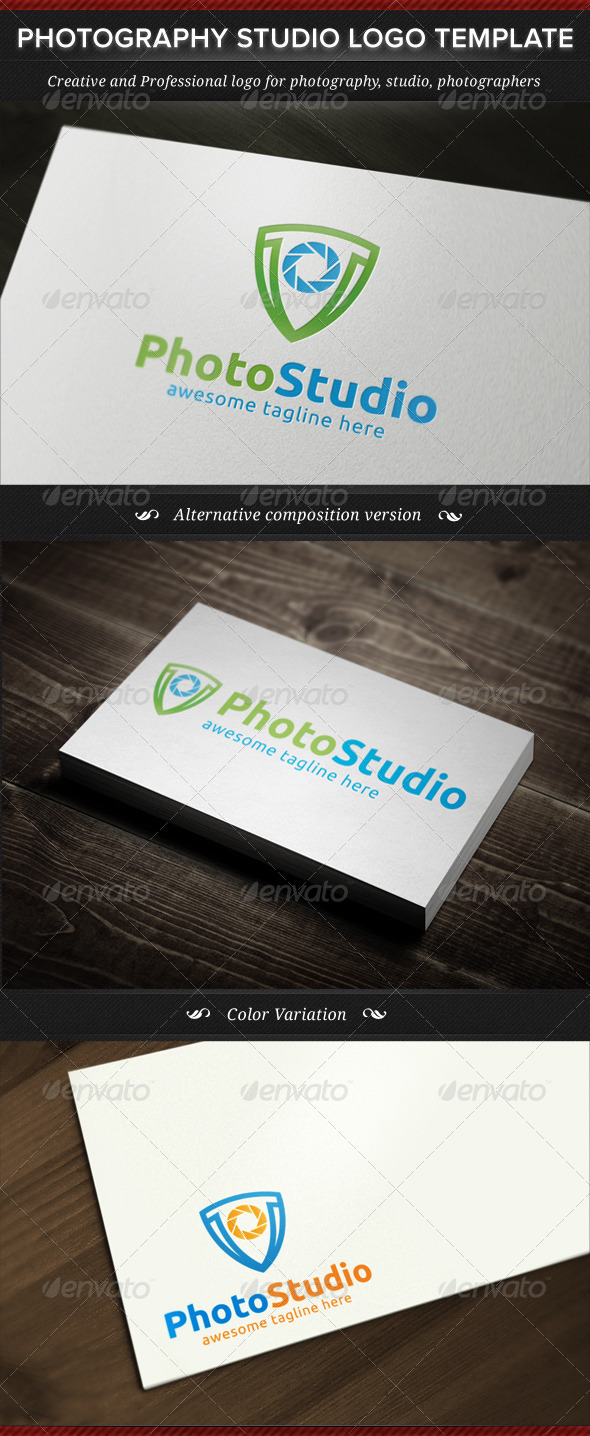 Photography Studio Logo Template - Objects Logo Templates
