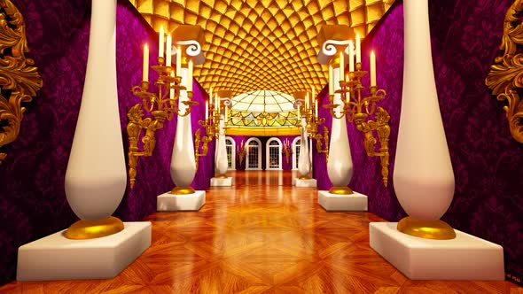 Corridor of the royal palace