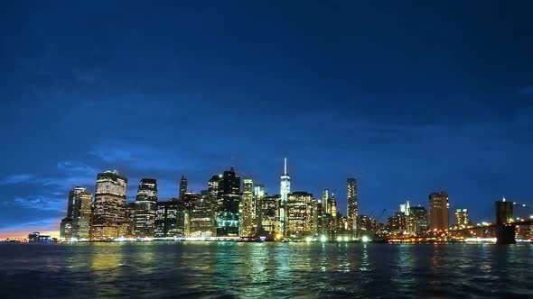 Evening Sky over Manhattan