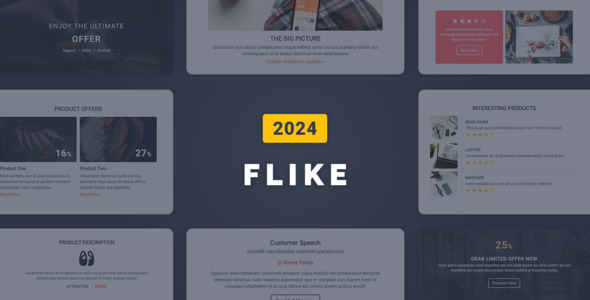 Flike Newsletter Email Template 2024