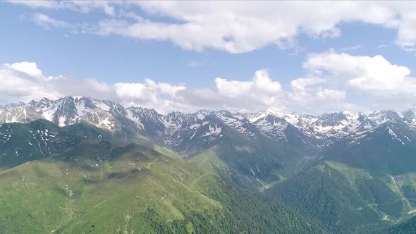 Horizontal view of mountains, Stock Footage | VideoHive