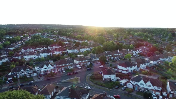 Aerial English Neighborhood Full HD