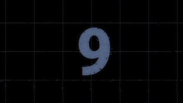 Glitch Countdown Overlay alt