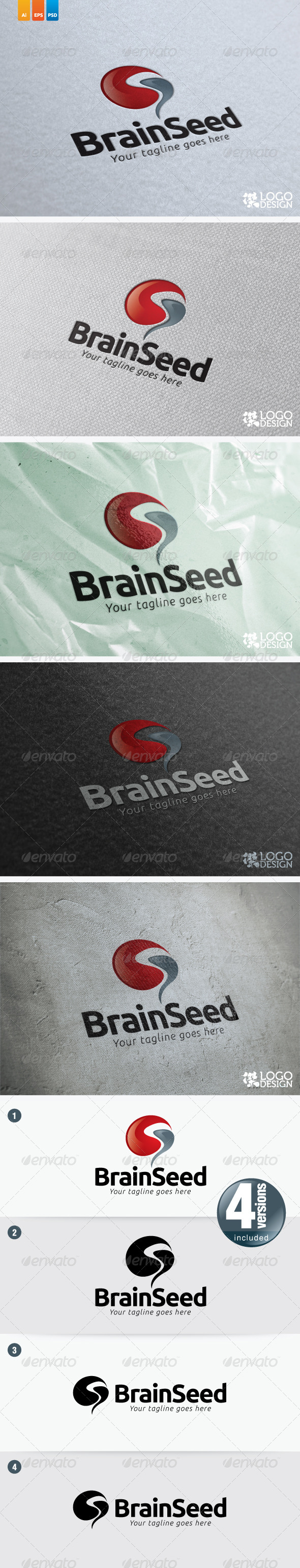 Brain Seed - Objects Logo Templates