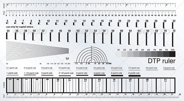 DTP Measure Precise Ruler - Services Commercial / Shopping