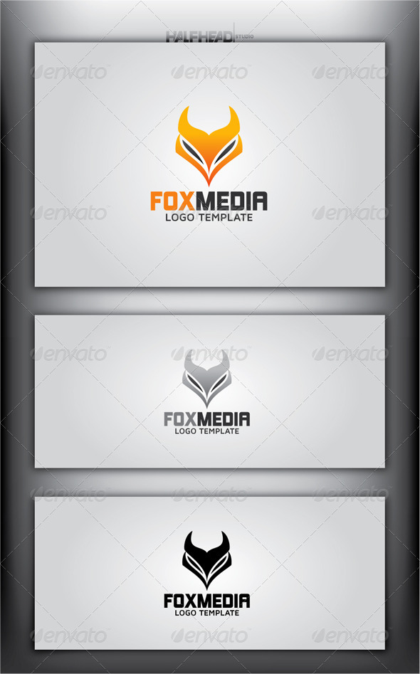FOX MEDIA Logo Template - Animals Logo Templates