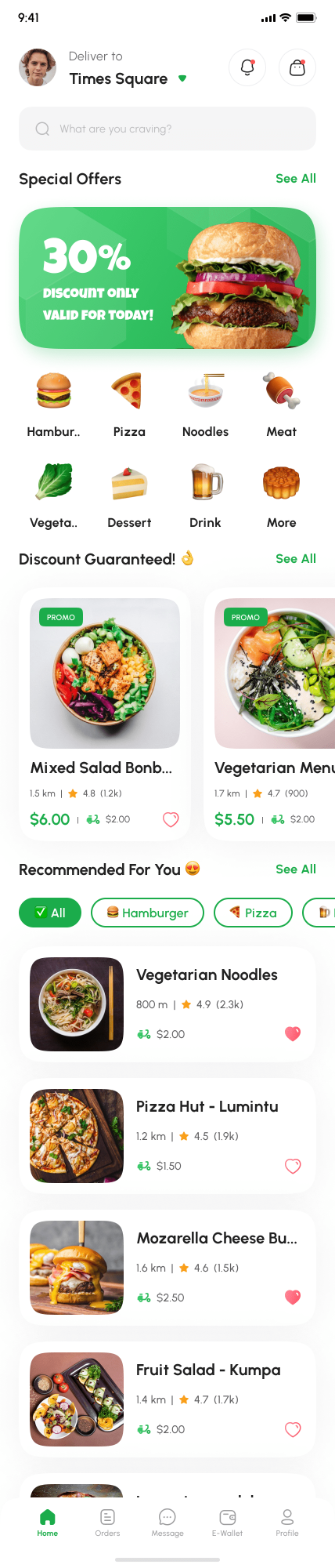 Foodoo Pro - Food Delivery React Native CLI App Ui Kit by lalastudio12