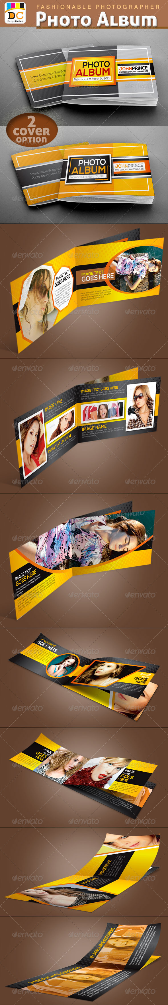 Fashionable Photographer Photo Album - Photo Albums Print Templates