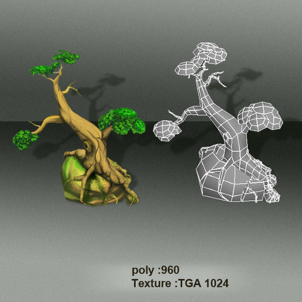 Trees Low Poly - 3Docean 4403764